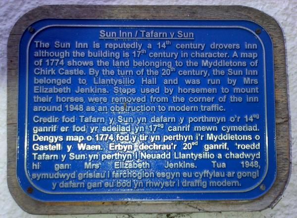 Pub plaque. (Sign). Published on 26-08-2014