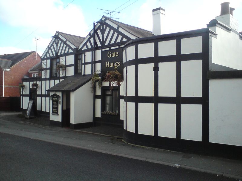 Gate Hangs High -Wrexham. (Pub, External, Key). Published on 12-07-2013