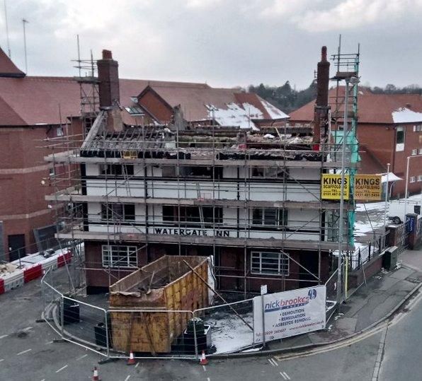 Watergate demolition. (Pub, External). Published on 03-03-2018