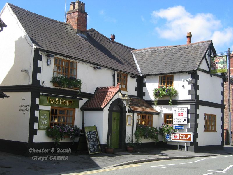 Fox & Grapes - Hawarden. (Pub, External). Published on 29-11-2012 