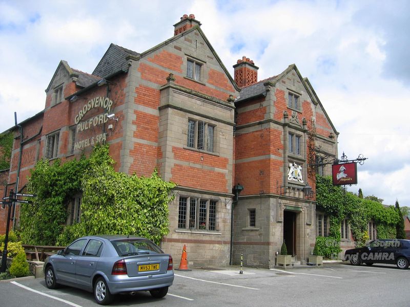 Grosvenor Arms Pulford. (Pub, External, Key). Published on 29-11-2012 