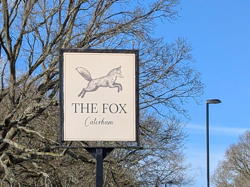 Fox, Coulsdon Common. (Pub, External, Sign). Published on 21-03-2026 
