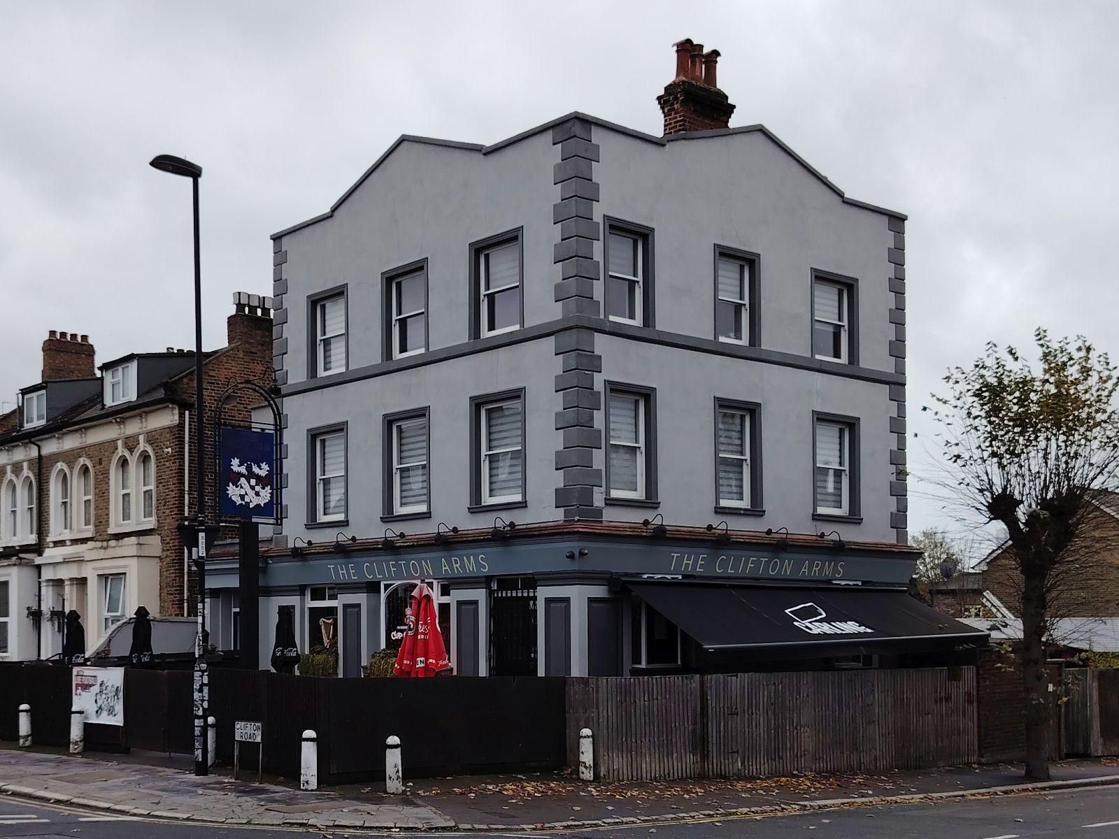 Clifton Arms, South Norwood. (Pub, External). Published on 11-11-2025