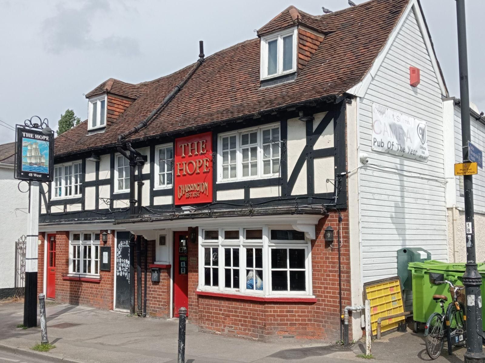 Hope, Carshalton. (Pub, External, Key). Published on 18-05-2026