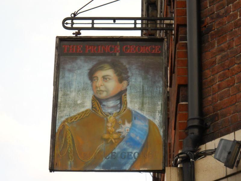 Prince George Thornton Heath - sign. (Pub, Sign). Published on 04-05-2024 