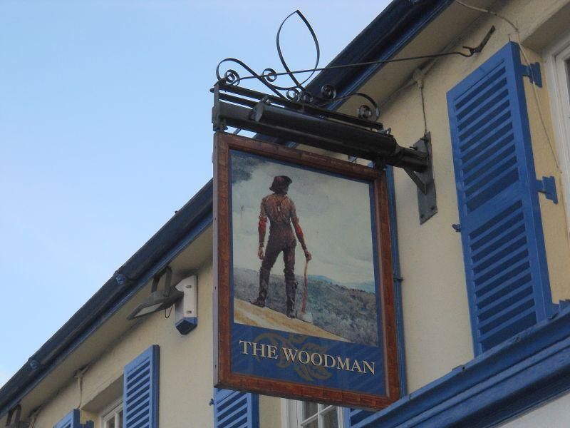 Woodman Sutton - sign. (Pub, Sign). Published on 04-05-2024