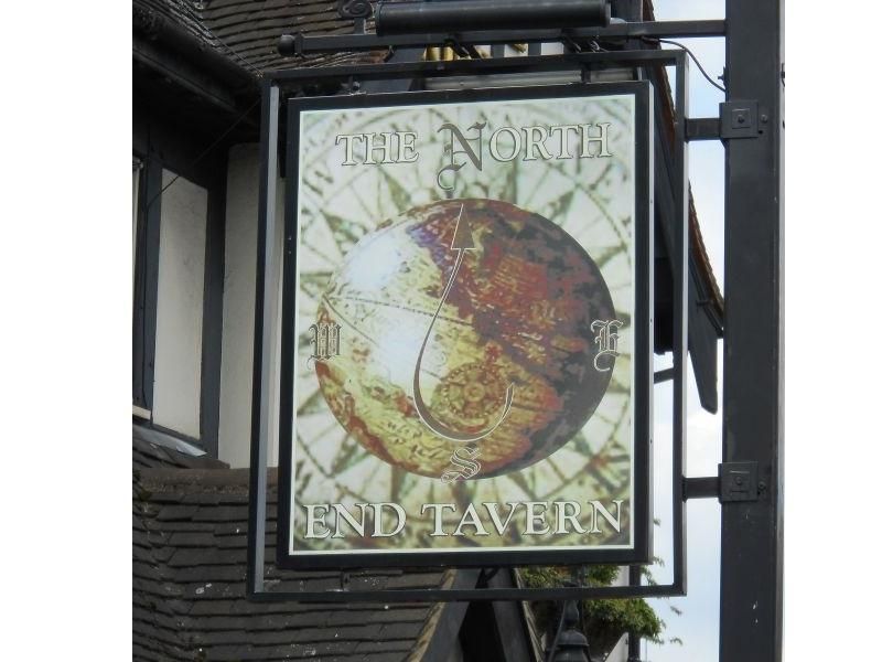 North End Tavern, Worcester Park - sign. (Pub, Sign). Published on 05-05-2024 