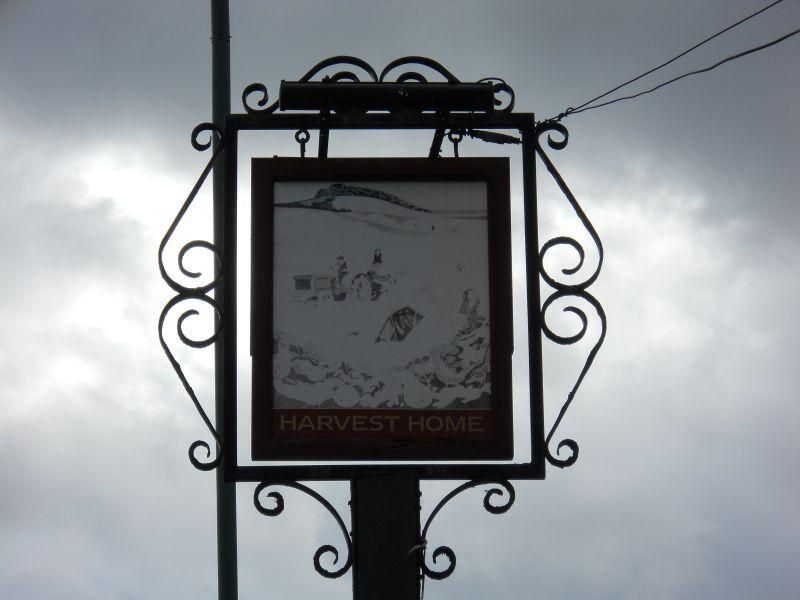 Harvest Home - sign. (Pub, Sign). Published on 05-05-2024