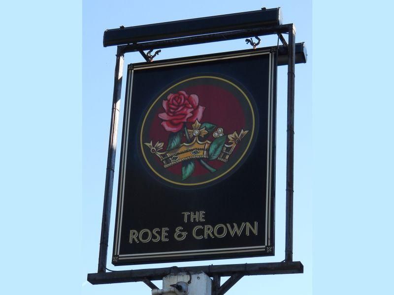 Rose & Crown, Wallington - sign. (Pub, Sign). Published on 06-05-2024