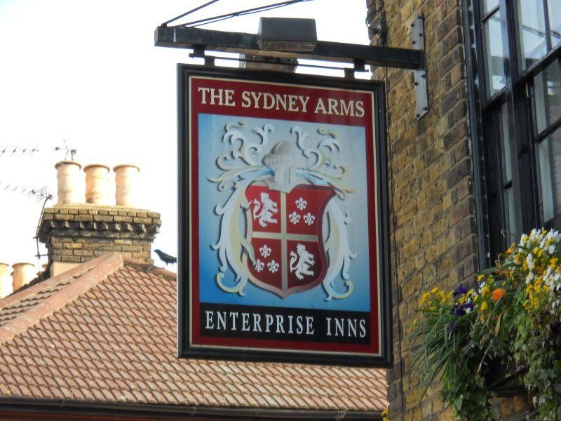 Sydney Arms - sign. (Pub, Sign). Published on 06-05-2024