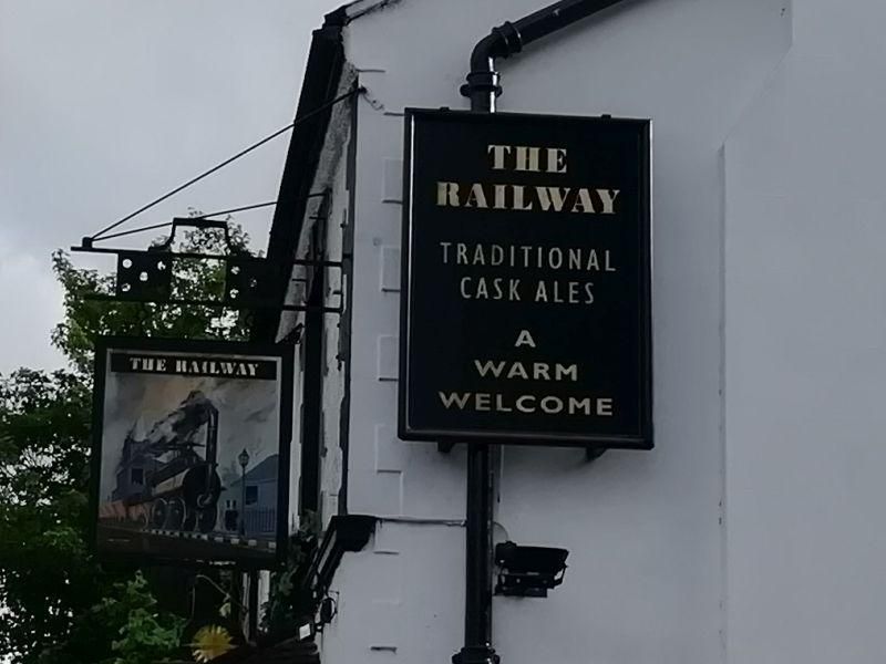 Railway, Cheam. (Pub, Sign). Published on 15-05-2024 