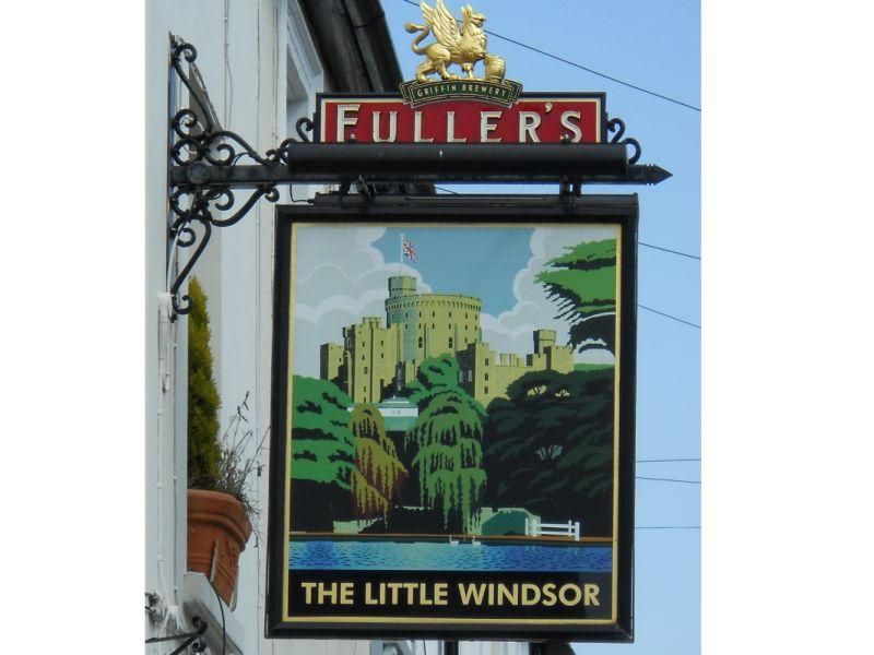 Little Windsor, Sutton - sign. (Pub, Sign). Published on 06-05-2024