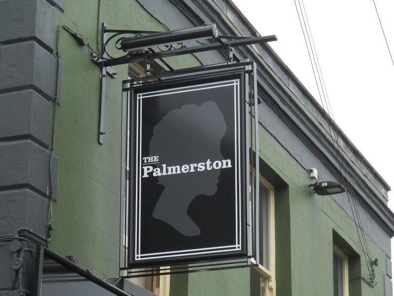 Palmerston, Carshalton - sign. (Pub, Sign). Published on 06-05-2024