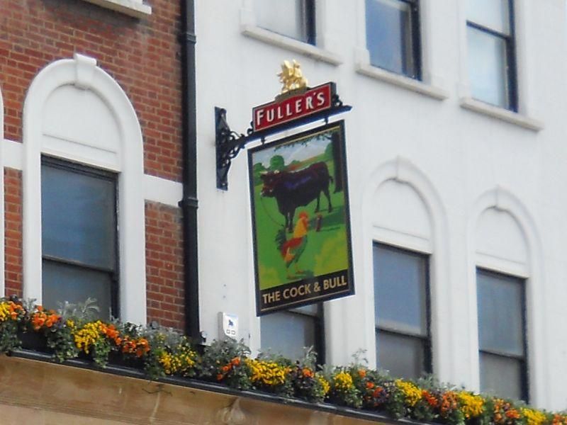 Cock & Bull, Sutton - sign. (Pub, Sign). Published on 06-05-2024