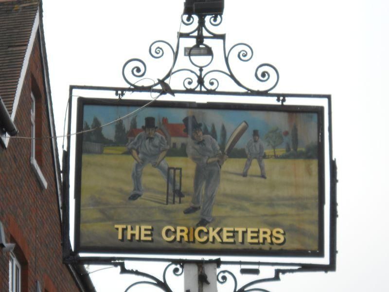 Cricketers, Shirley Rd, Addiscombe. (Pub, Sign). Published on 07-05-2024