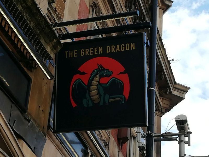 Green Dragon - sign. (Pub, Sign). Published on 05-05-2024