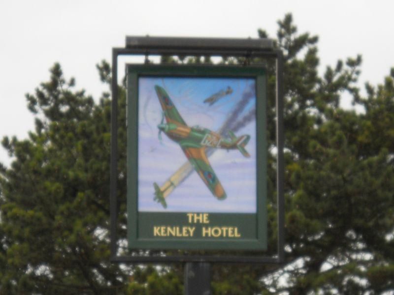 Kenley Hotel, Kenley. (Pub, Sign). Published on 07-05-2024 