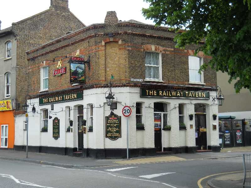 Railway Tavern, Carshalton. (Pub, External, Key). Published on 15-09-2014