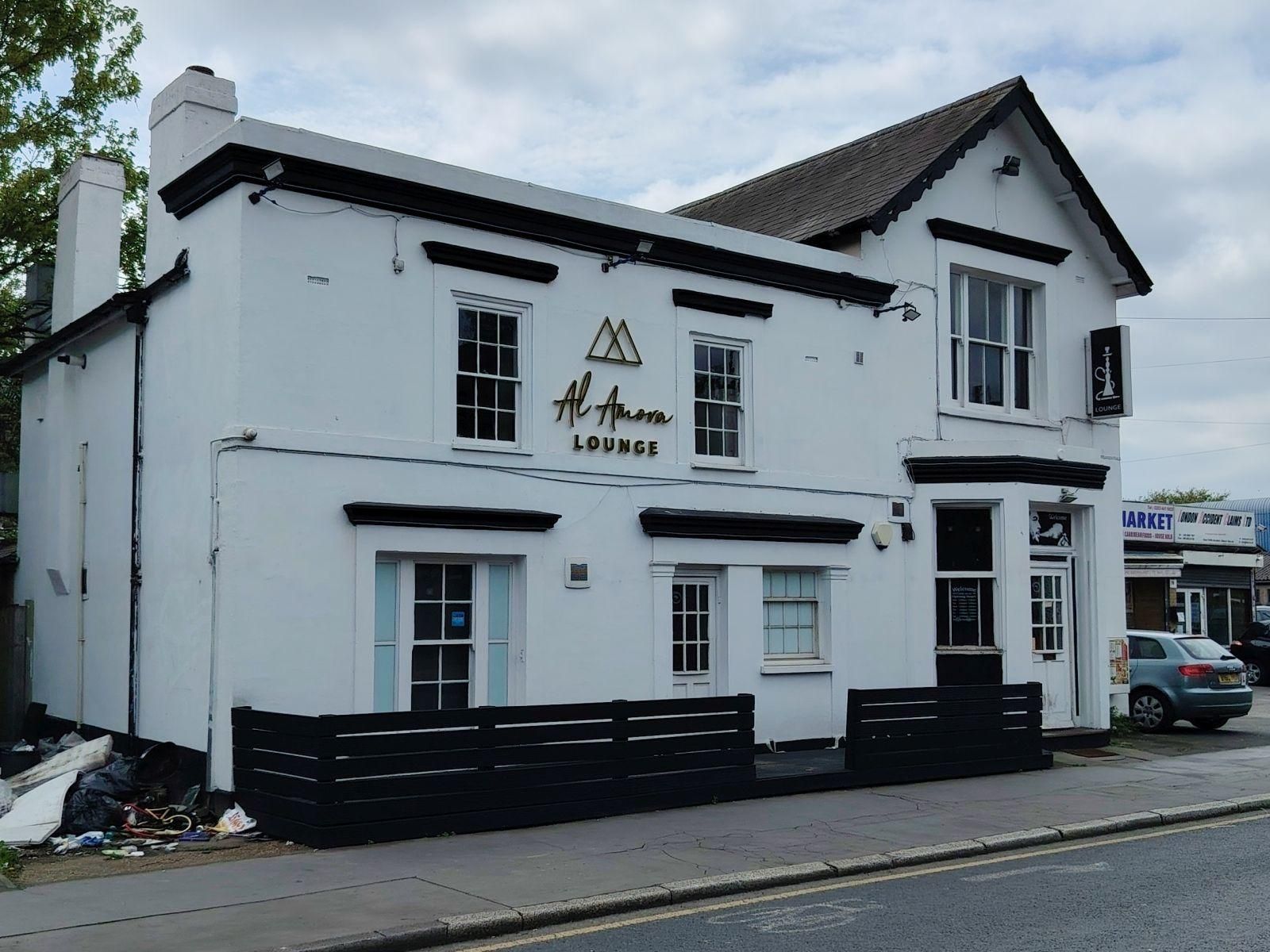 Al Amora Lounge, Croydon. (Pub, External, Key). Published on 24-04-2025