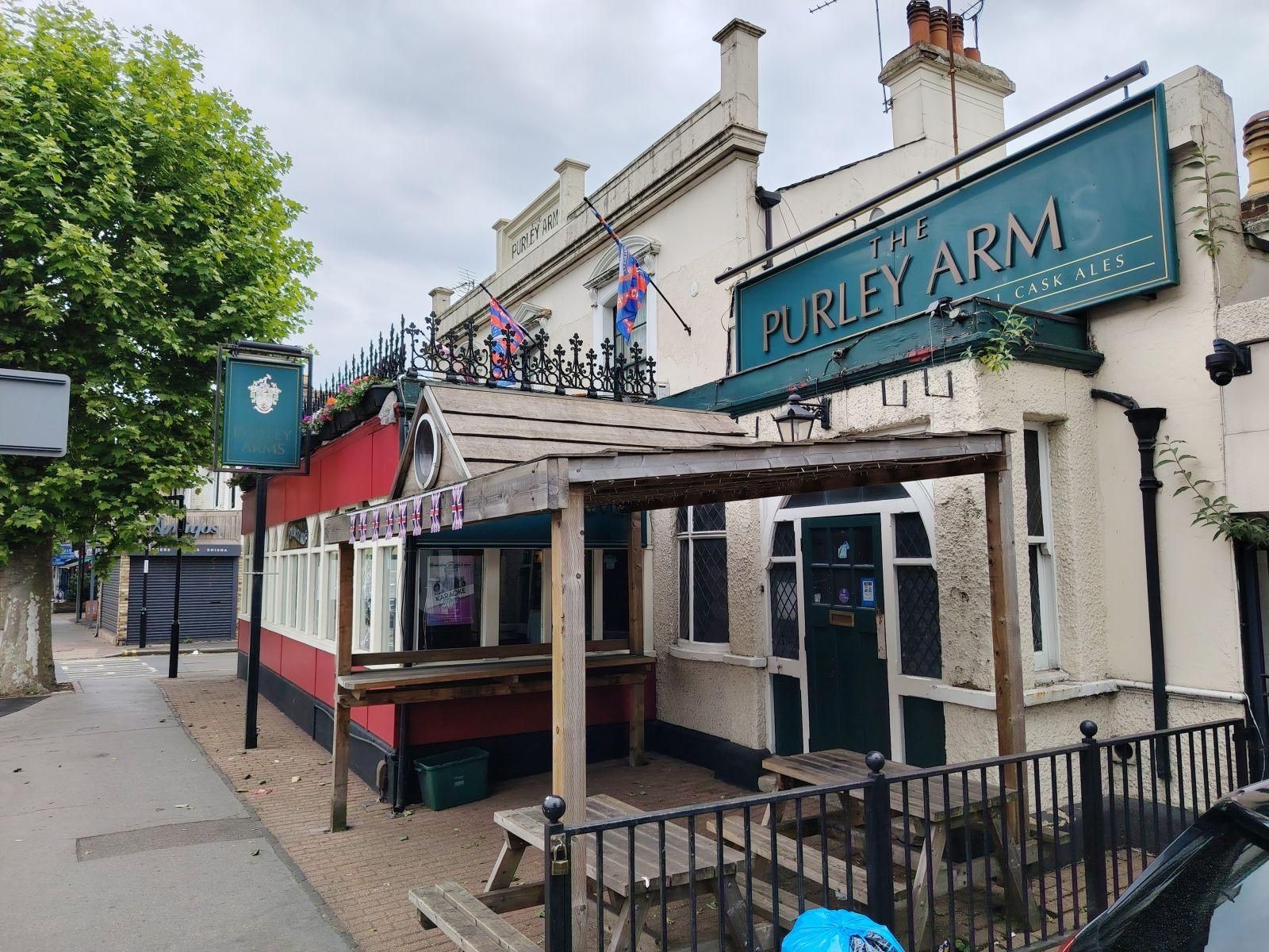Purley Arms, South Croydon. (Pub, External, Key). Published on 22-05-2025