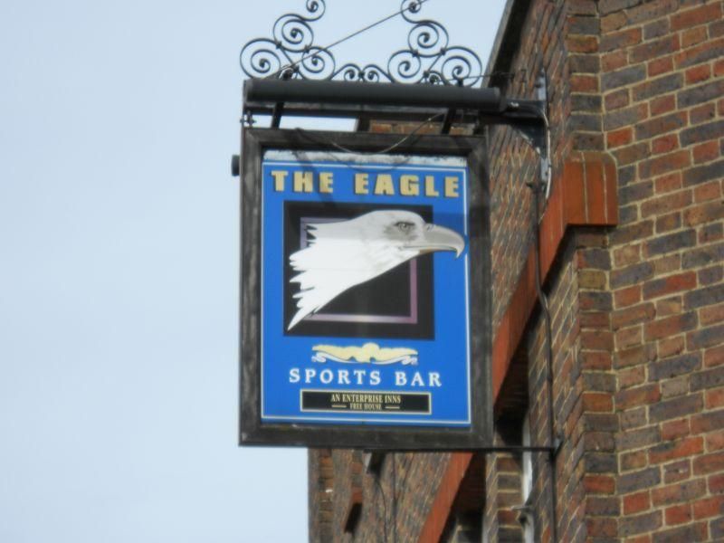 Eagle, Croydon. (Pub, Sign). Published on 08-05-2024