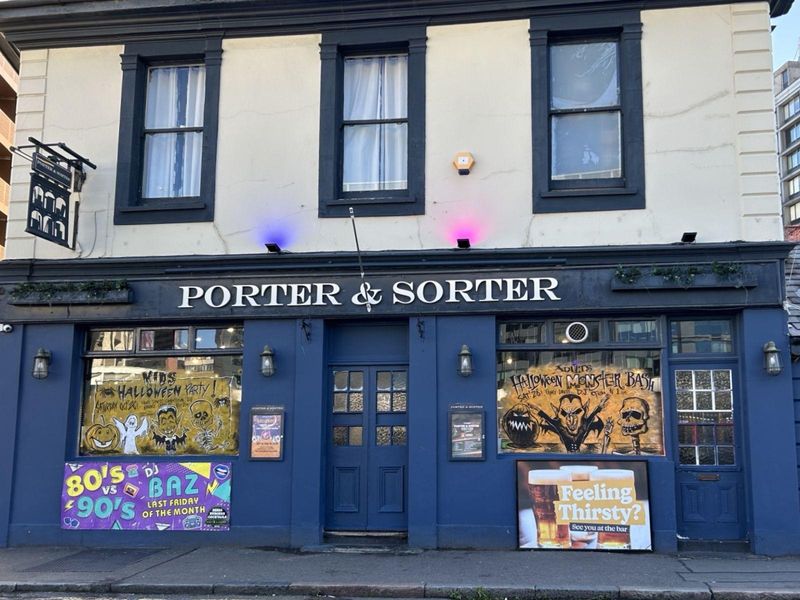 Porter & Sorter, Croydon. (Pub, External, Key). Published on 28-09-2024 