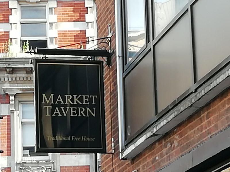 Market Tavern, Croydon - sign. (Pub, Sign). Published on 05-05-2024