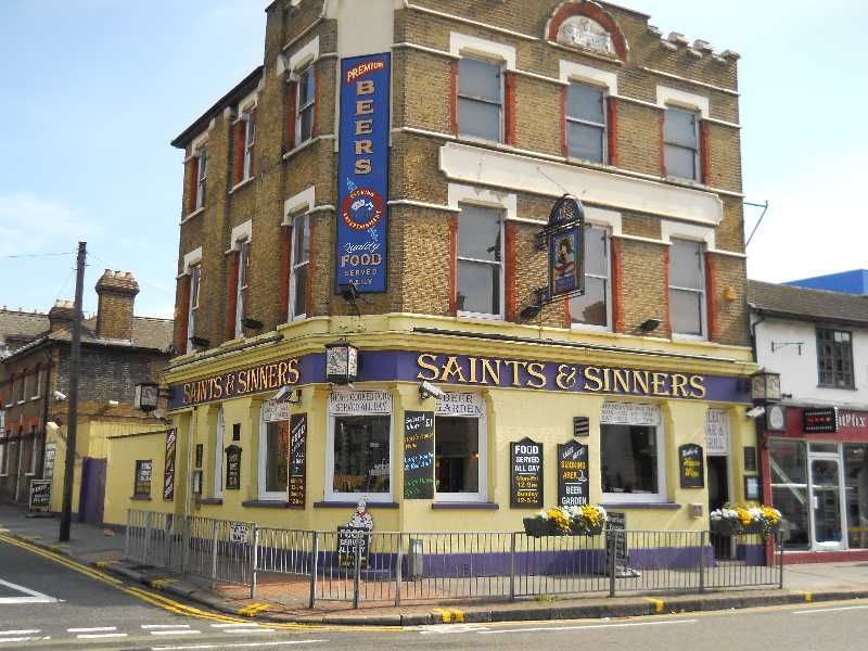 Saints & Sinners, Croydon. (Pub, External, Key). Published on 15-09-2014