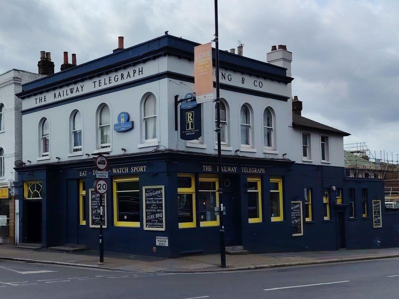 Railway Telegraph, Thornton Heath. (Pub, External, Key). Published on 05-06-2025