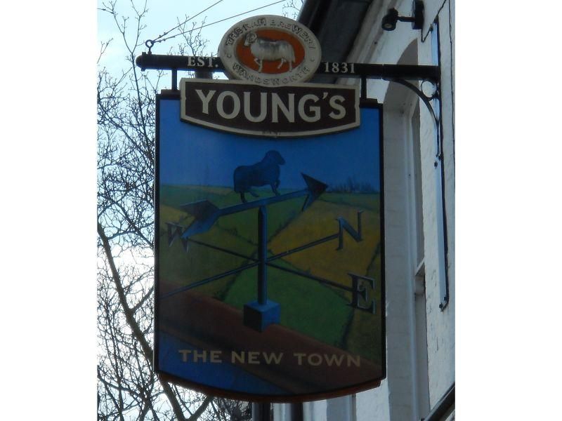 New Town, Sutton. (Pub, Sign). Published on 11-05-2024