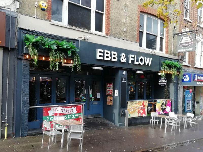 Ebb & Flow Cafe Bar, Sutton. (Pub, External, Key). Published on 16-12-2019