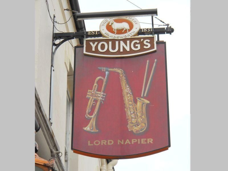 Lord Napier, Thornton Heath. (Pub, Sign). Published on 11-05-2024