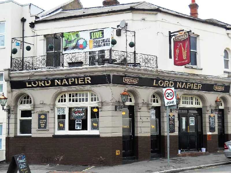 Lord Napier, Thornton Heath. (Pub, External, Key). Published on 15-09-2014
