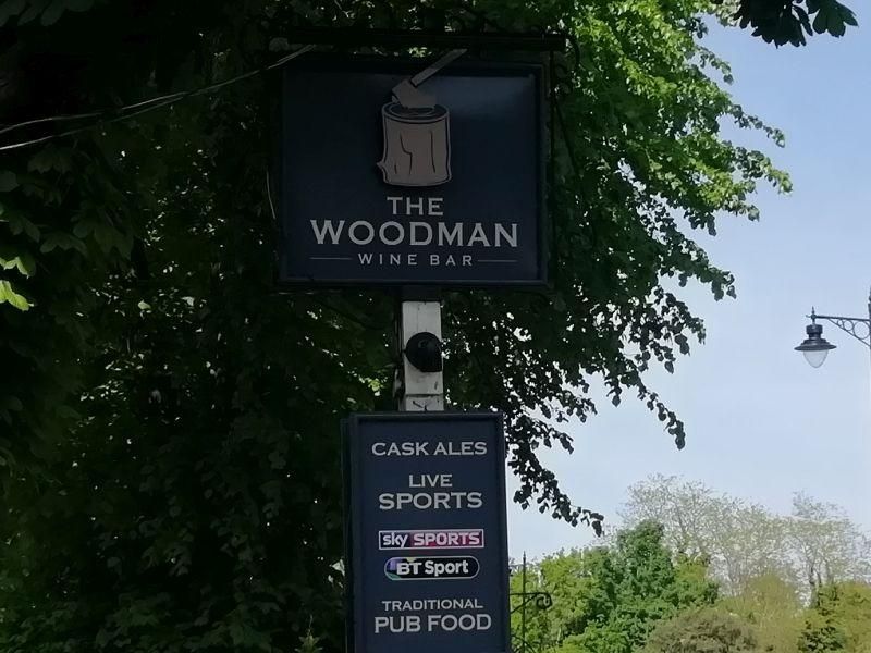 Woodman, Carshalton. (Pub, Sign). Published on 09-05-2024 