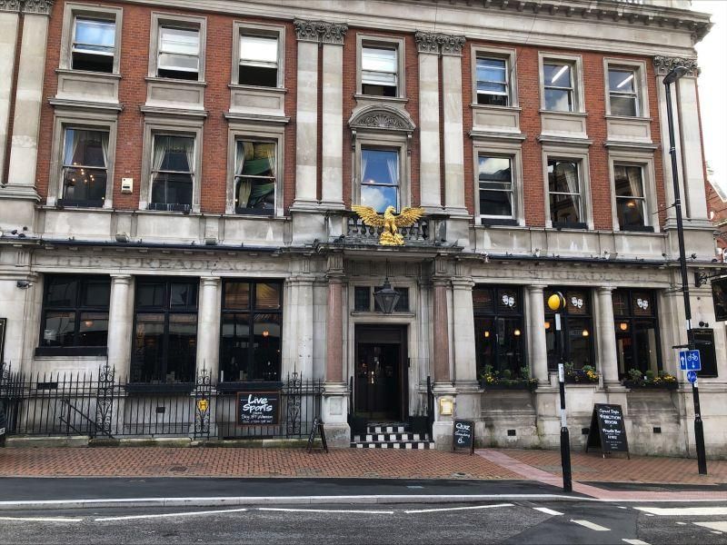 Spread Eagle, Croydon. (Pub, External, Key). Published on 11-04-2023