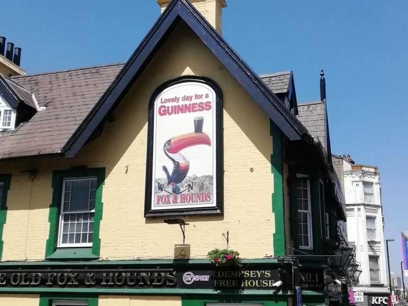 Old Fox & Hounds sign. (External, Sign). Published on 16-09-2023