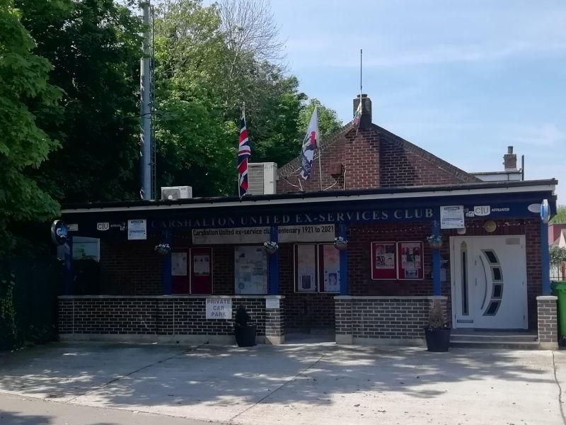 Carshalton United Ex-Services Club. (External). Published on 09-05-2024