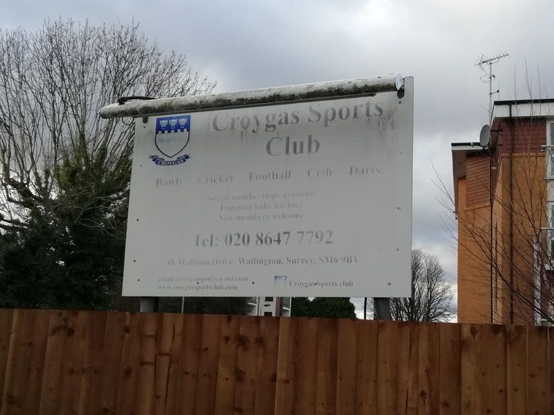 Croygas Sports Club. (External, Sign, Key). Published on 19-12-2024