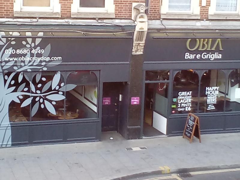 Obia, Croydon. (External, Restaurant, Key). Published on 18-07-2018