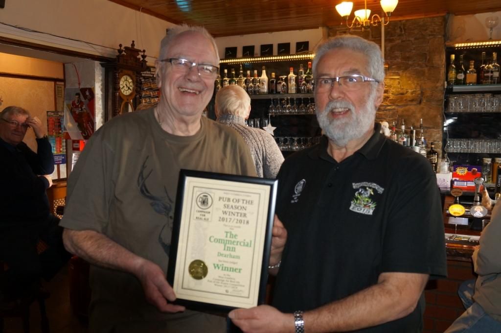Pub of the Season Award Winter 2018. (Pub, Bar, Publican, Award). Published on 05-02-2018