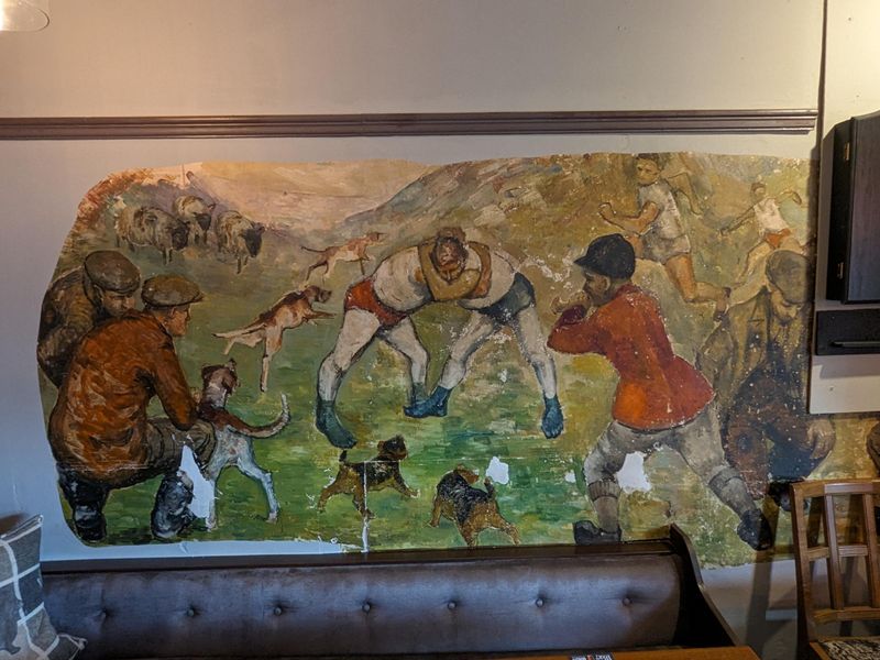 Cumbrian Life mural in Bar. (Bar). Published on 18-02-2024 