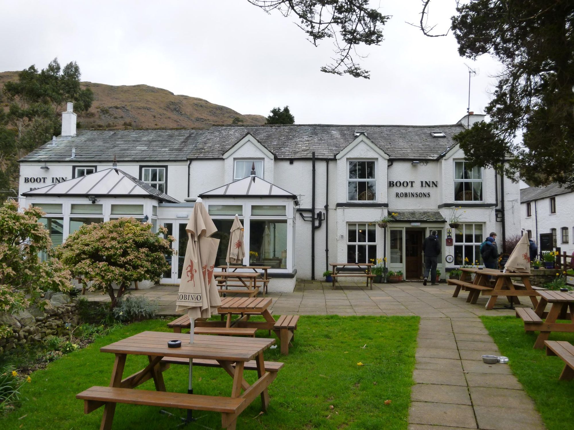 Boot Inn from garden. (Brewery, External, Garden). Published on 01-04-2016