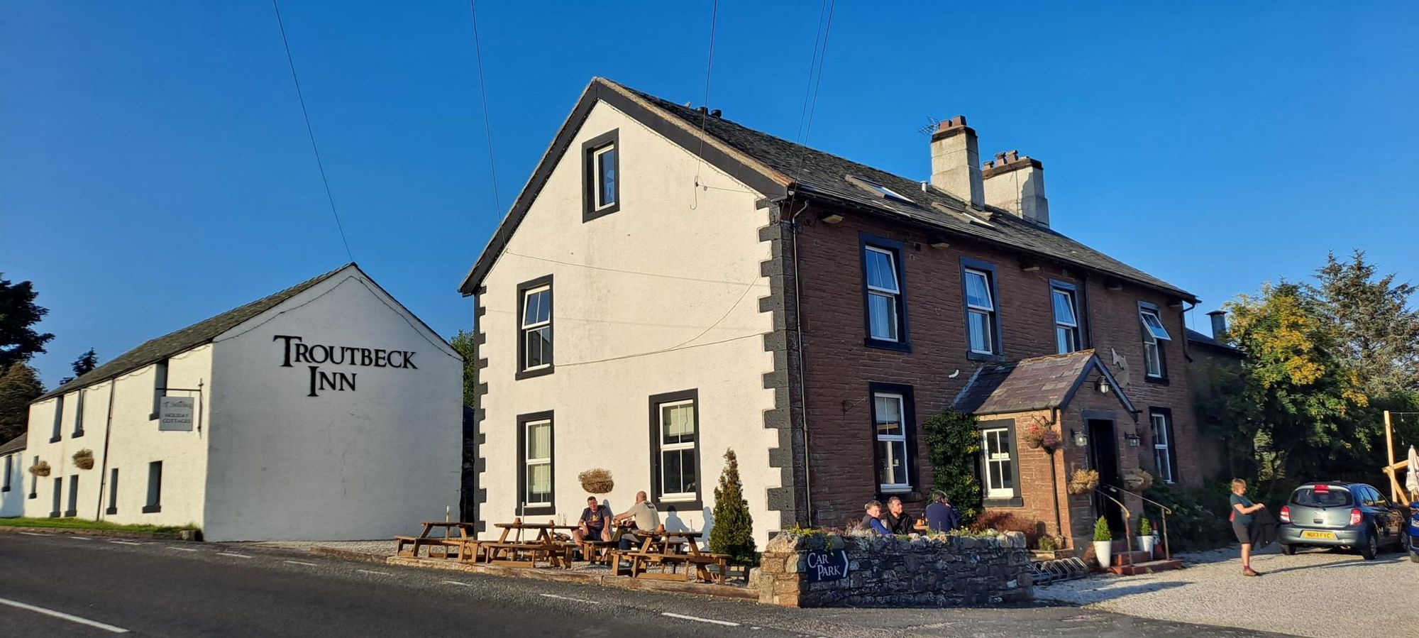 Troutbeck Inn Exterior. (Pub, External, Key). Published on 09-02-2021