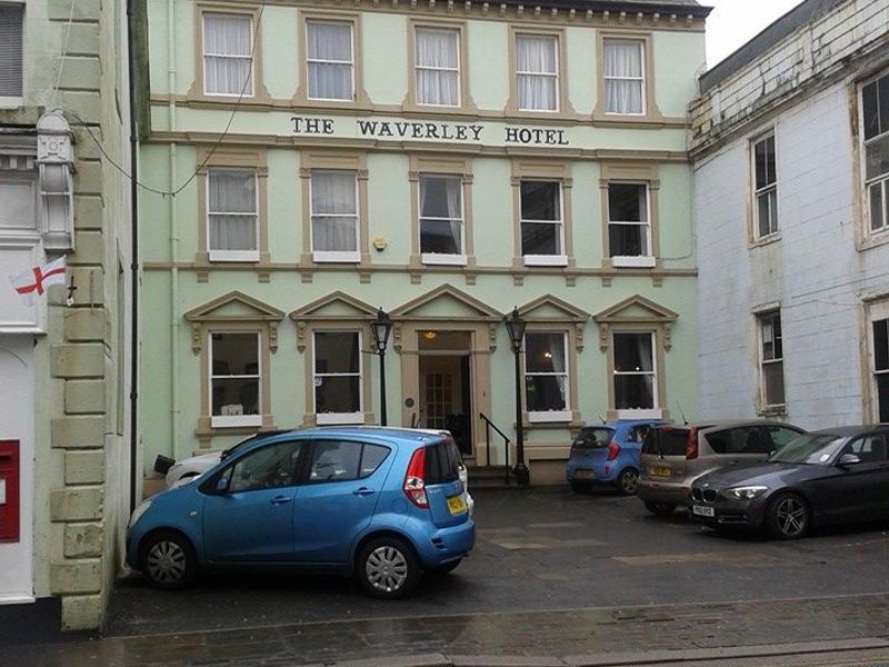 Waverley Hotel Main entrance. (Pub, Festival, Key). Published on 01-01-1970