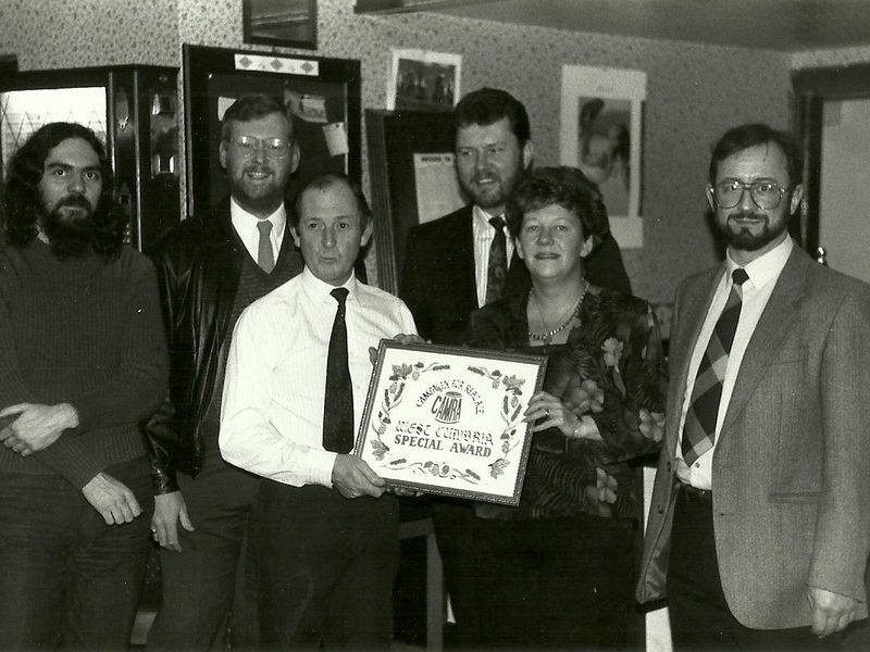 Ray and Pauline Robertson POTY 1990s. (Pub, Publican, Branch, Award). Published on 01-01-1970