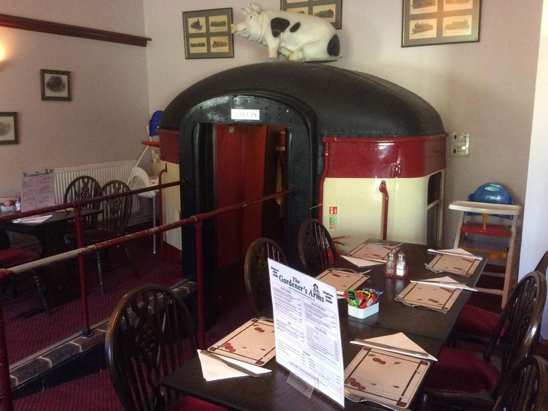 Old Railway Coach_inside_pub. Published on 31-12-2021