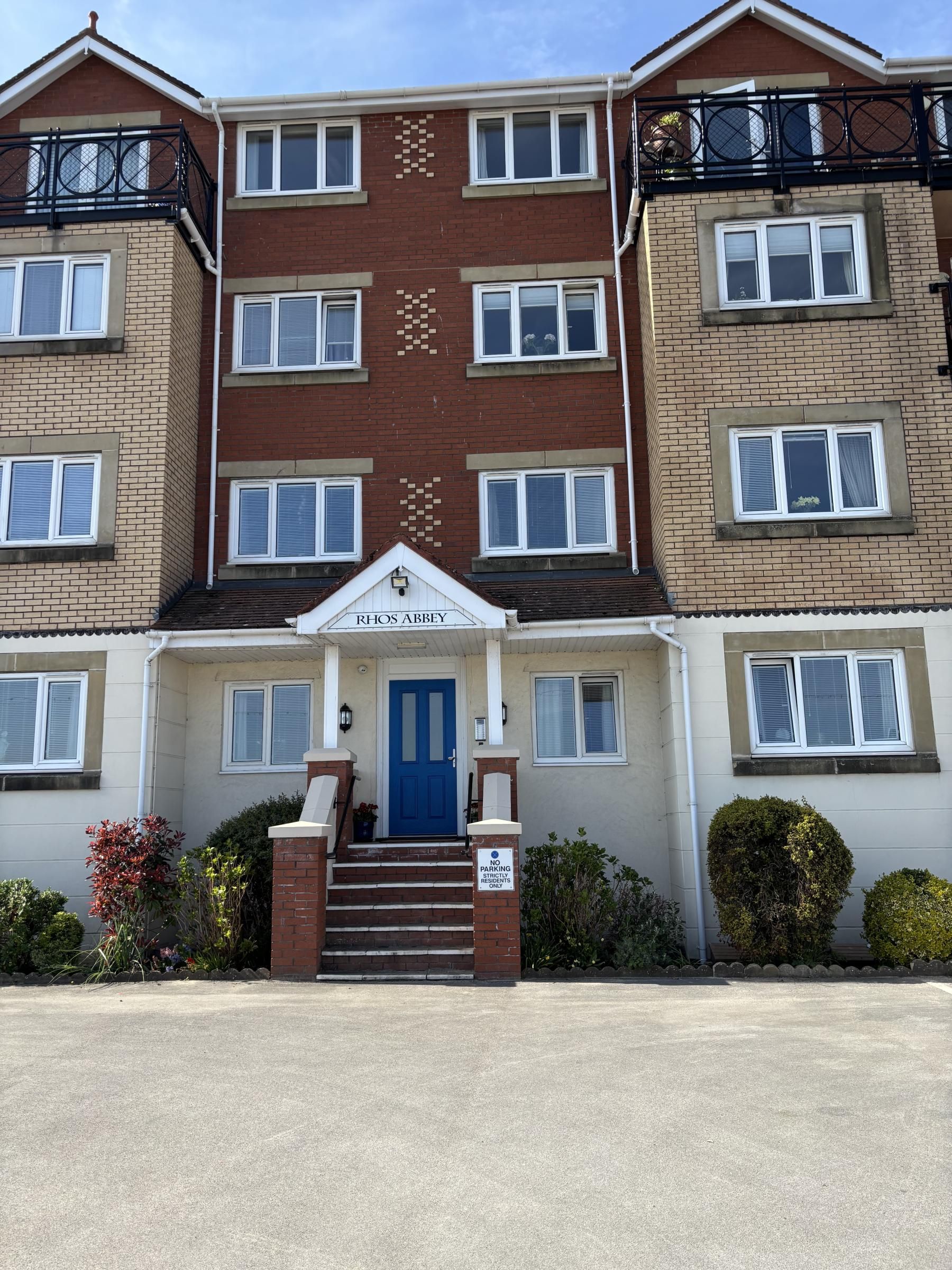 Rhos Abbey Flats 2025. (External). Published on 30-03-2025