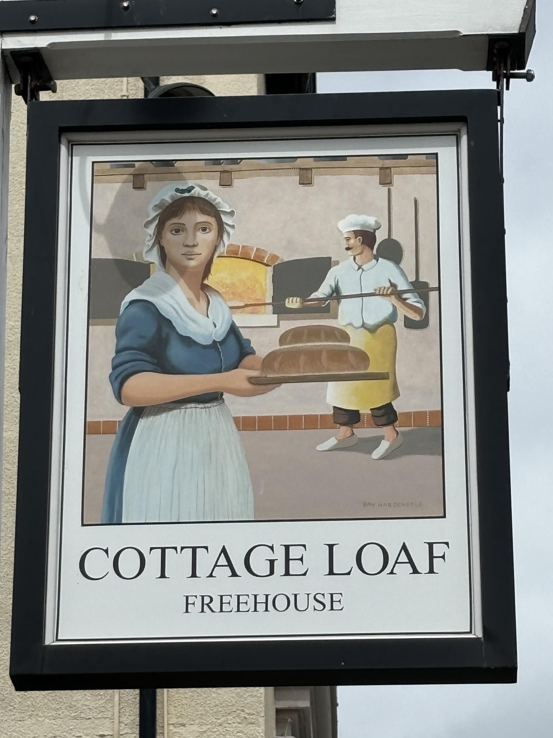 Cottage Loaf sign 2024. (Sign). Published on 05-07-2024