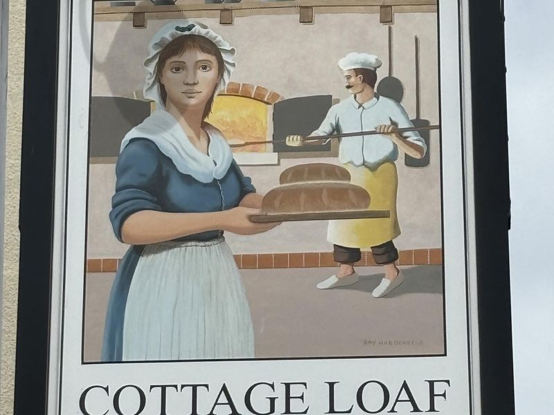 Cottage Loaf sign 2024. (Sign). Published on 05-07-2024