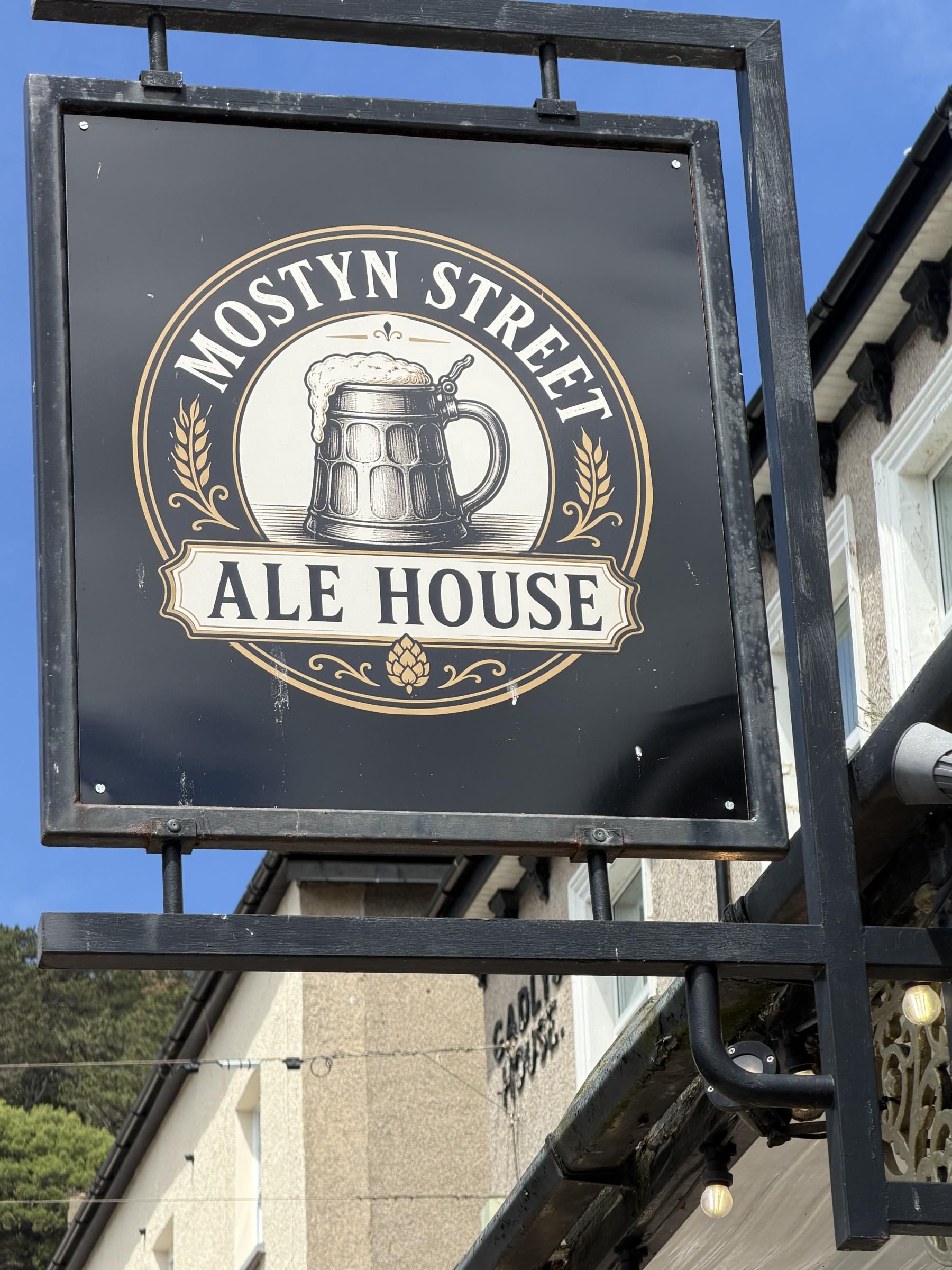 Mostyn Street Ale House Sign 2026. (External, Sign). Published on 17-06-2026